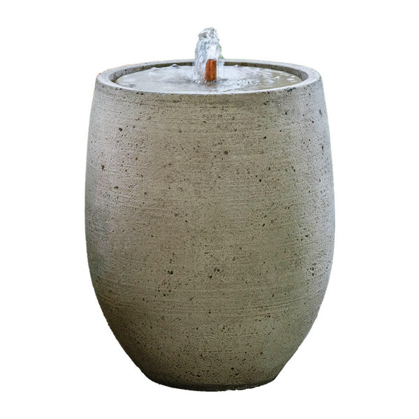 Bayou Breeze Yayla Concrete Fountain & Reviews Wayfair
